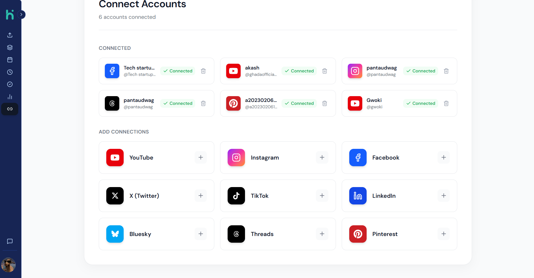 Account Connectivity
