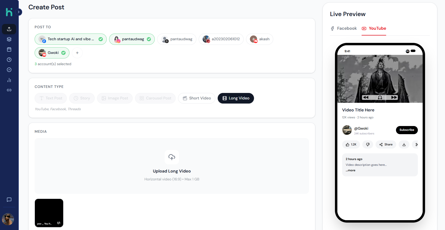 Main Dashboard